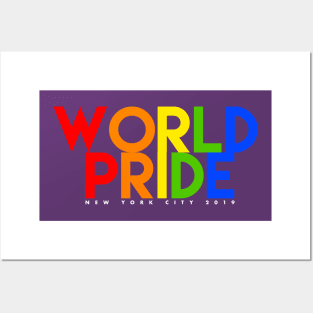 WORLD PRIDE 2019 T-Shirt - New York City Posters and Art